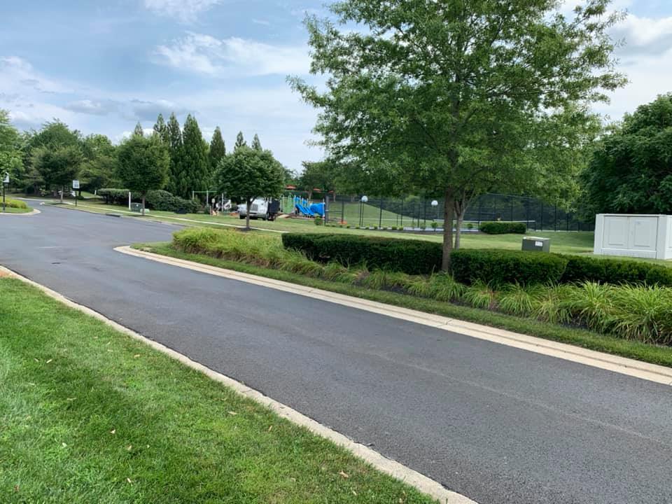 Well-maintained neighborhood streets